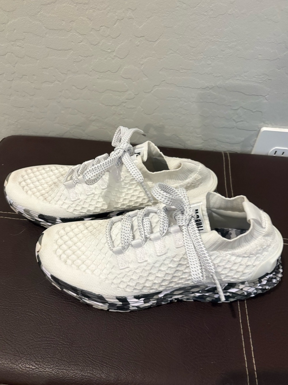 Nobull all day Knit Sneakers with Black & White Patterned Sole - Picture 3 of 8